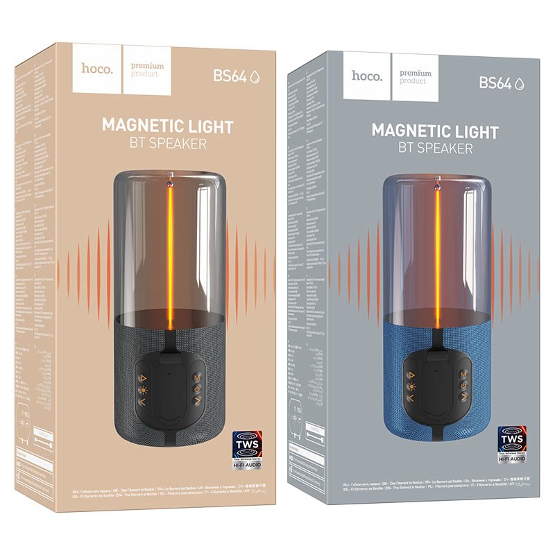 Enceinte Bluetooth Lumineuse Magnétique – Haute Qualité, Lumière Apaisante Synchronisée au Son | Ambiance Relax & Design Apaisant (Maison, Chambre Enfants, Camping) – Image 6